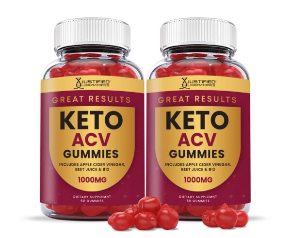 Gomitas Keto ACV Justified Laboratories paquete de 2