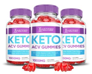 Gomitas Keto ACV soporte avanzado paquete triple