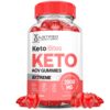 Version 1.0.0 Gomitas Keto Bits Keto ACV paquete frente color rojo