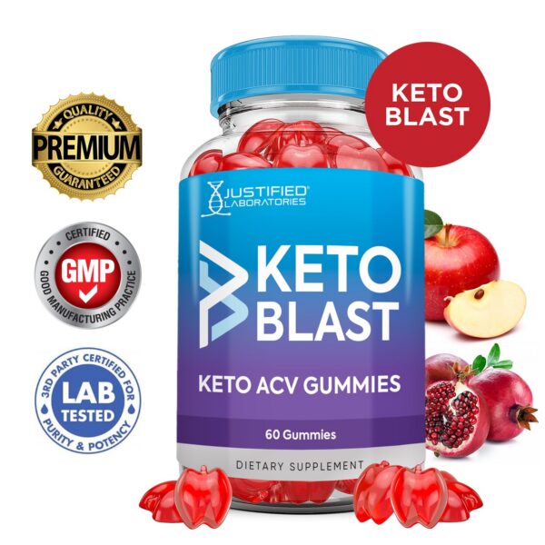 Empaque gomitas keto blast vinagre sidra manzana