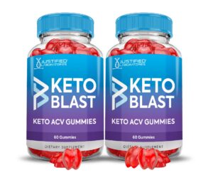 Gomitas Keto Blast vinagre de sidra, 2 paquetes 120 unidades