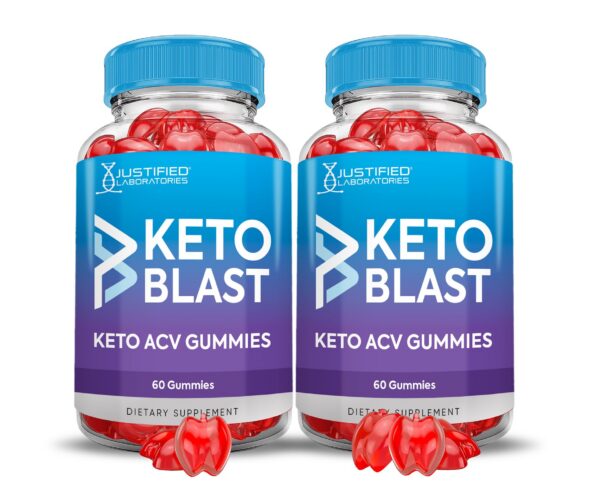 Gomitas Keto Blast vinagre de sidra, 2 paquetes 120 unidades