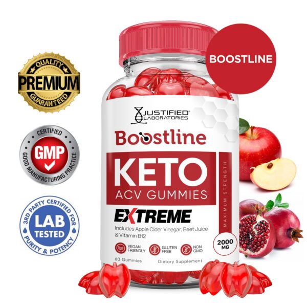 gomitas keto boostline con jugo granada remolacha vitaminas