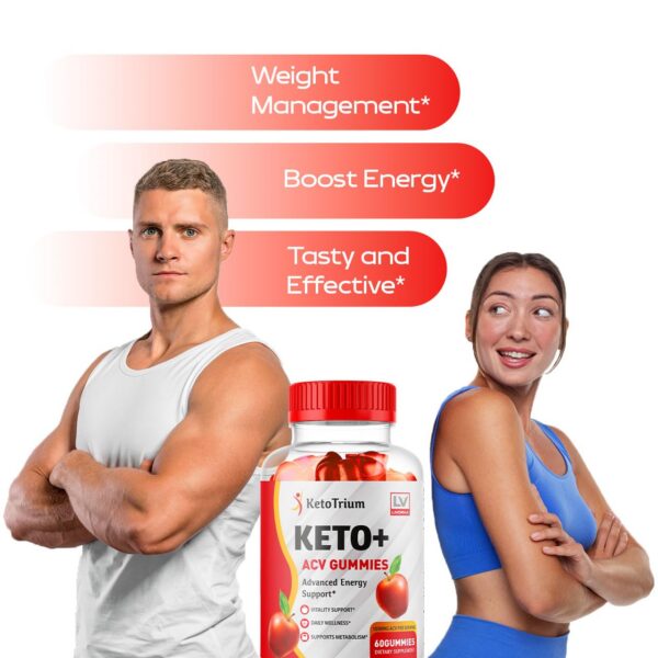 Gomitas Keto Trium ACV para soporte avanzado keto