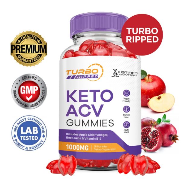 Gomitas Keto Turbo Ripped con jugo de granada y betabel natural