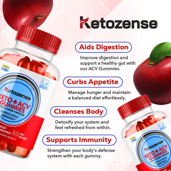 Gomitas Ketozense ACV para dieta cetogénica LIVORKA