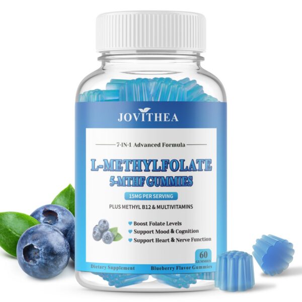 Gomitas L-Methylfolate con B12 frente