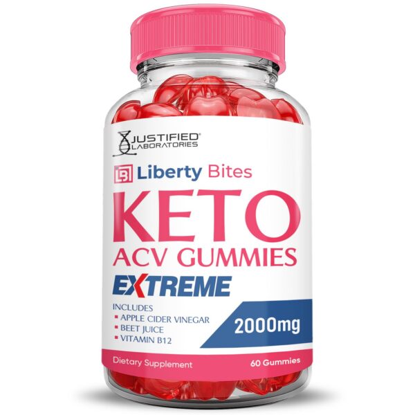 Version 1.0.0 Keto ACV gummies con jugo de remolacha y granada Liberty Bites
