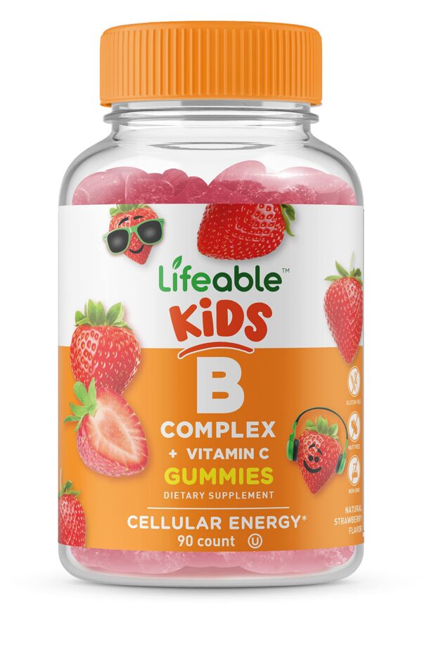 Lado derecho del envase Lifeable B Complex Kids Probiotic