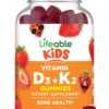 Gomitas Lifeable Kids Vitamina D3 y K2 sabor fresa para niños