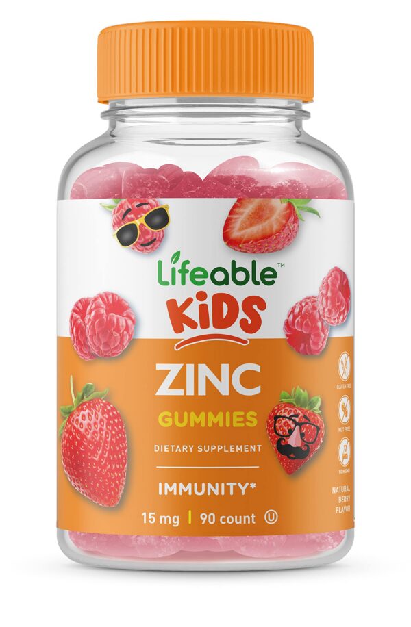 Gomitas Lifeable zinc y biotina sabor natural veganas