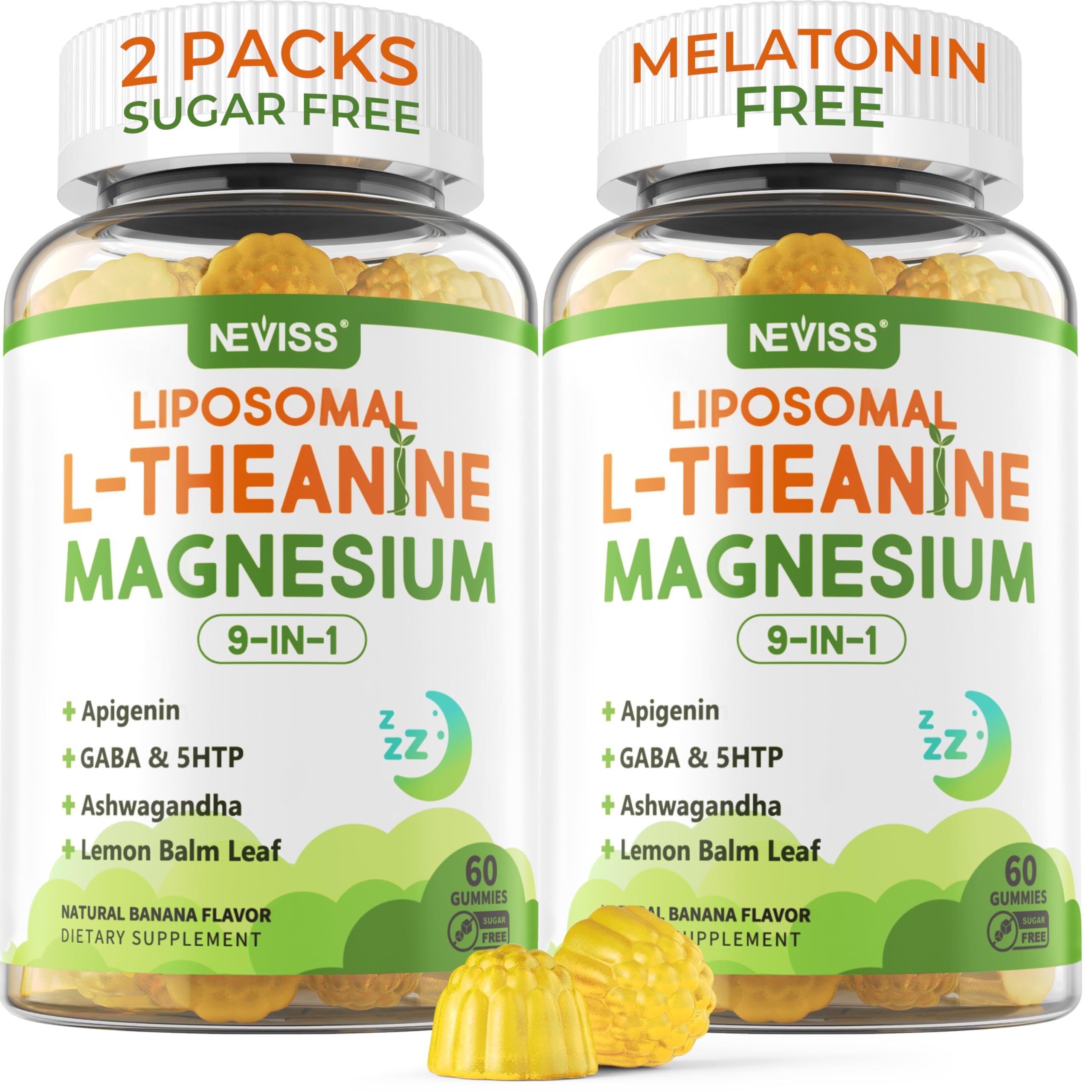 NEVISS L-Theanine and Magnesium Liposomal Gummies