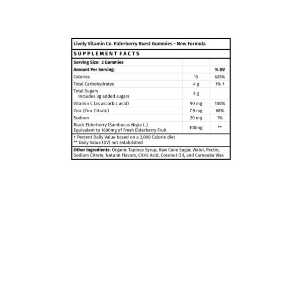 Gomitas LIVELY VITAMIN CO inmunidad y salud familiar
