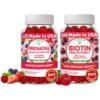 Gomitas Lunakai Prenatal y Biotina para salud y belleza