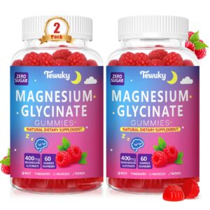 Frente del empaque de gomitas magnesio glicinato 400 mg