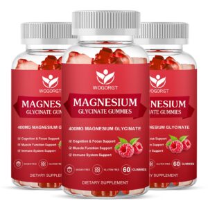 Gomitas magnesio glicinato 400 mg frasco frontal