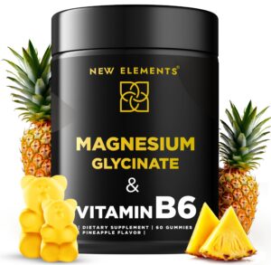 Gomitas glicinato magnesio 500 mg con B6 - frasco