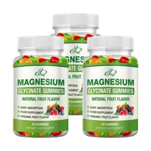 Gomitas de glicinato de magnesio 600 mg vegano