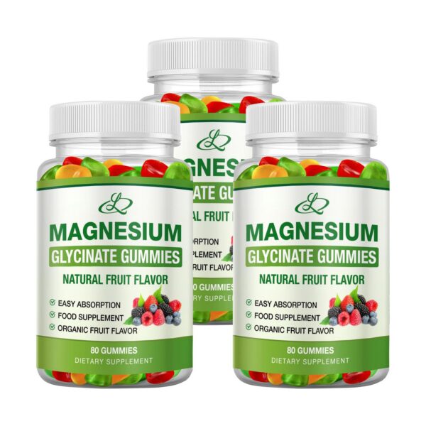 Gomitas de glicinato de magnesio 600 mg vegano