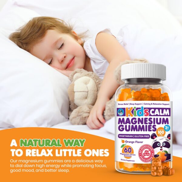 Gomitas de magnesio sabor naranja para niños DR. MORITZ