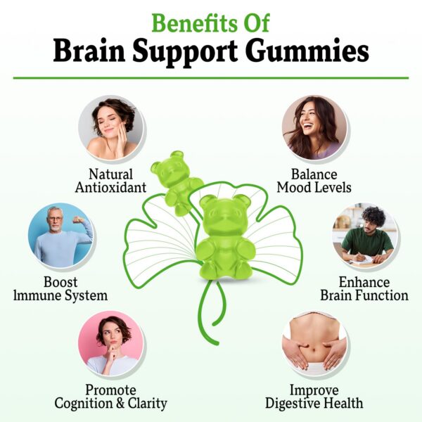 Gomitas de manzana Vazatisi para apoyo cerebral diario