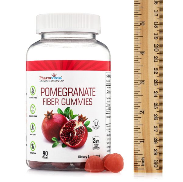 Gomitas masticables fibra granada Pharmvista 100 mg