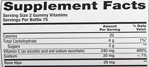 Gomitas masticables Vitafusion sabor naranja para adultos