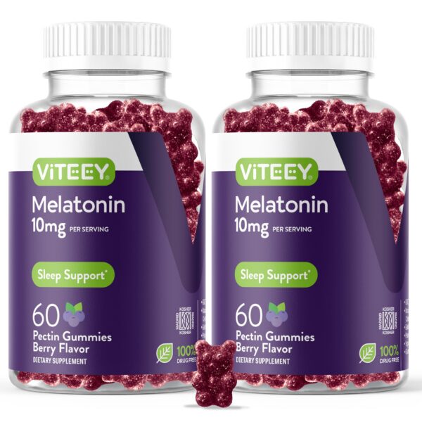 Gomitas de melatonina 10mg Viteey sabor bayas