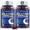 Gomitas Melatonina 20mg para adultos sabor frutas rojas