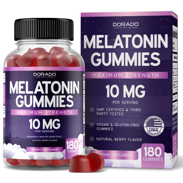 Gomitas melatonina 20mg Dorado Nutrition 180 unidades