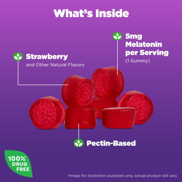 Gomitas Natrol para apoyar ciclos de sueño natural