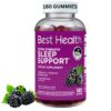 Gomitas melatonina Best Health para apoyo al sueño y relajación