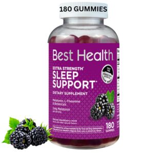 Version 1.0.0 Gomitas melatonina Best Health para apoyo al sueño y relajación