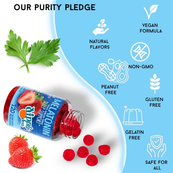 Gomitas melatonina Dippin' Dots con tapa seguridad infantil