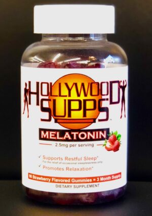 Gomitas de melatonina Hollywood Pro 90 unidades envase