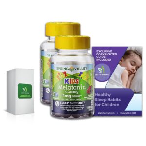 Version 1.0.0 Gomitas melatonina LightSpring para niños 2-12 años 60 unidades