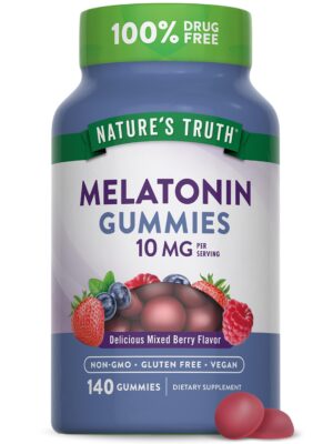 Gomitas melatonina Nature's Truth 140 unidades frasco
