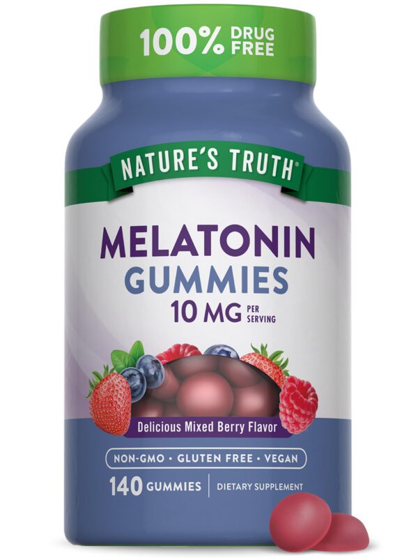 Gomitas melatonina Nature's Truth 140 unidades frasco