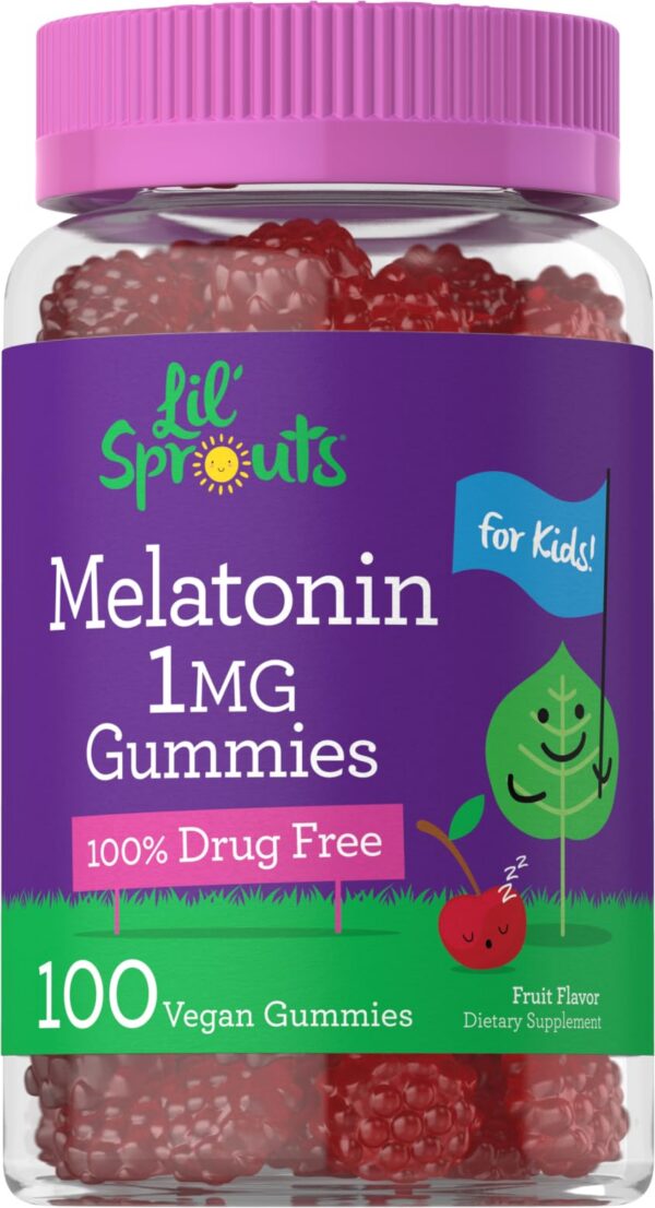 Gomitas melatonina niños Carlyle 1mg 100 unidades sabor frutas