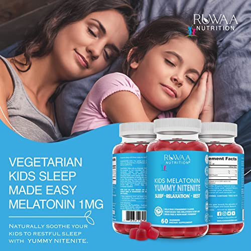 Gomitas de melatonina para niños 1mg RUWAA NUTRITION natural