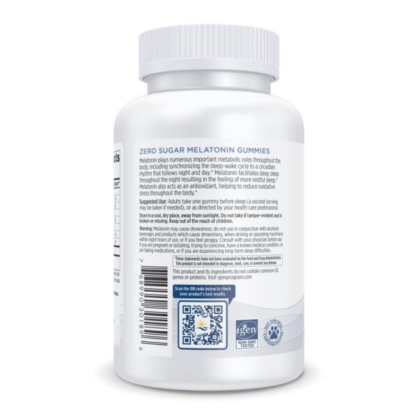 Gomitas melatonina Nordic Naturals sabor frambuesa