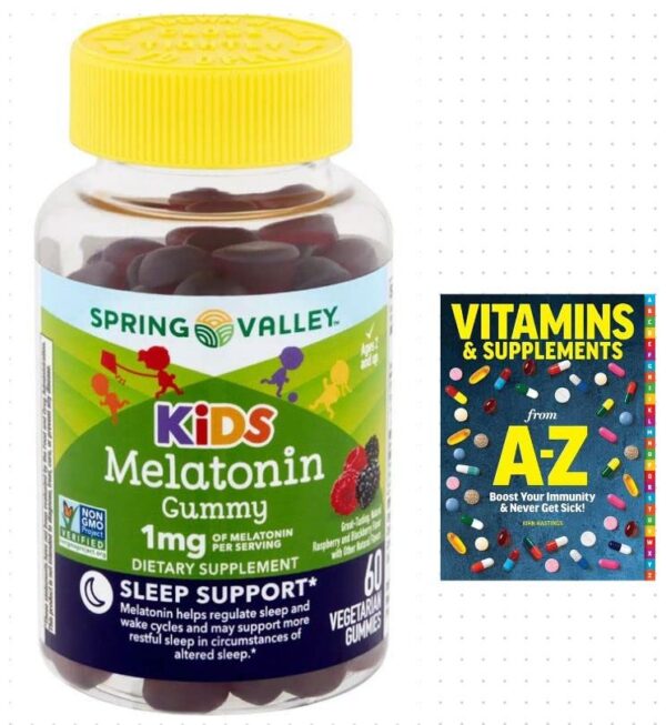 Gomitas de melatonina Spring Valley para niños frasco 60 unidades