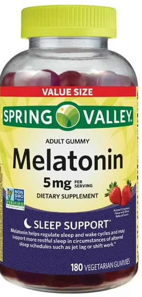 Gomitas melatonina Spring Valley sabor fresa 180 unidades