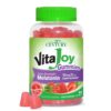 Gomitas melatonina VitaJoy 21st Century frasco con etiqueta