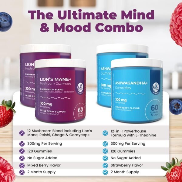 Gomitas melena de león sabor frutos rojos Dr. Moritz