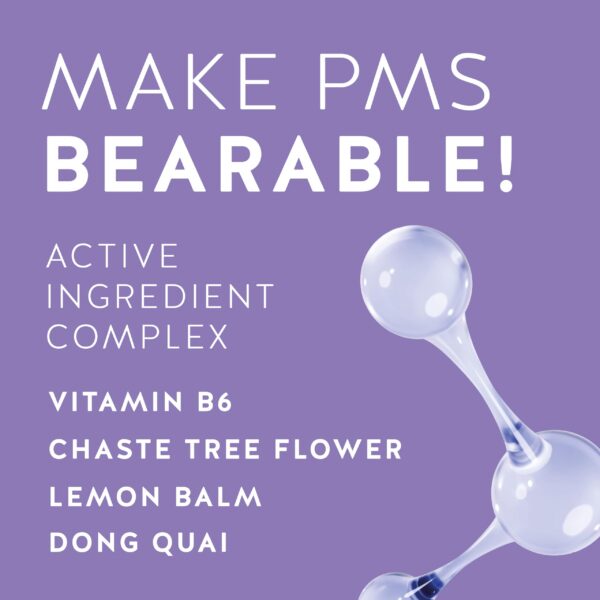 Gomitas mensuales naturales con vitamina B6 y melisa