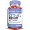 Gomitas keto ACV con vitamina B12 y sin ingredientes genéticamente modificados