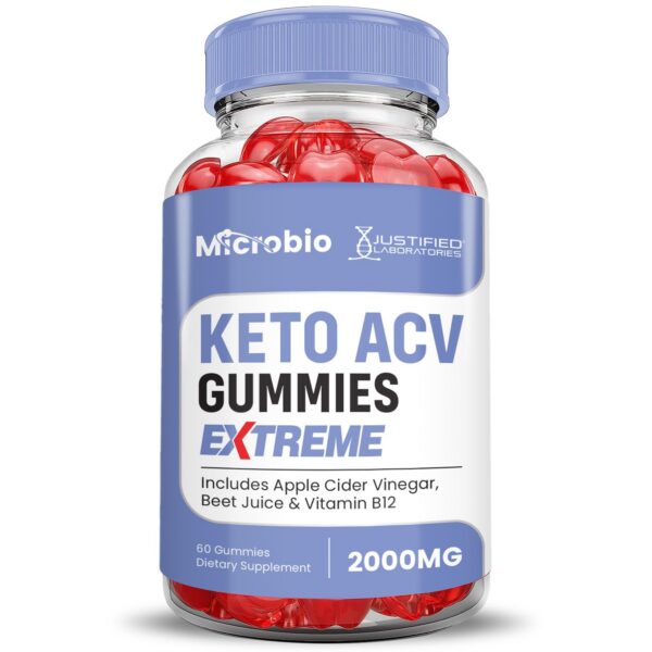 Gomitas keto ACV con vitamina B12 y sin ingredientes genéticamente modificados