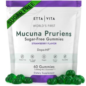 gomitas mucuna pruriens sin azúcar vegano 60 gomitas frontal
