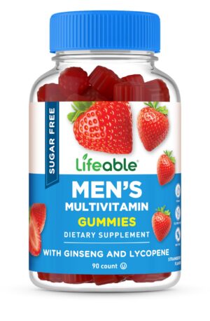 Vidaable gomitas multivitaminas para hombres botella
